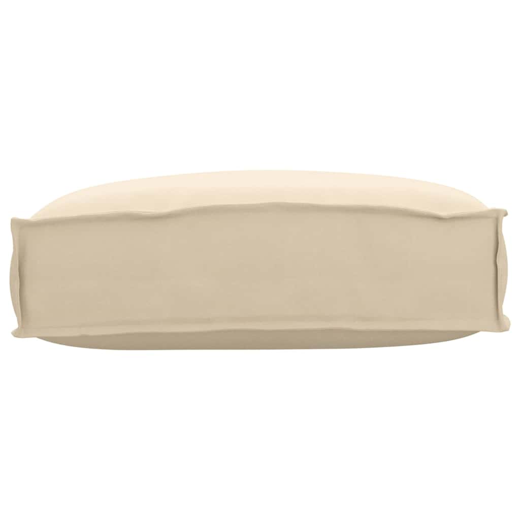 Palettenkissen für Rückenlehne mit Kissen Beige 50 x 40 x 12 cm