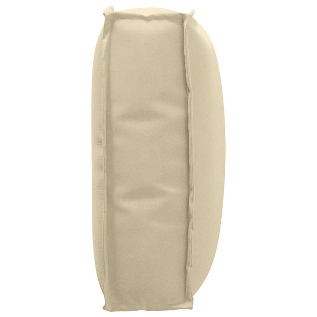 Palettenkissen für Rückenlehne mit Kissen Beige 50 x 40 x 12 cm