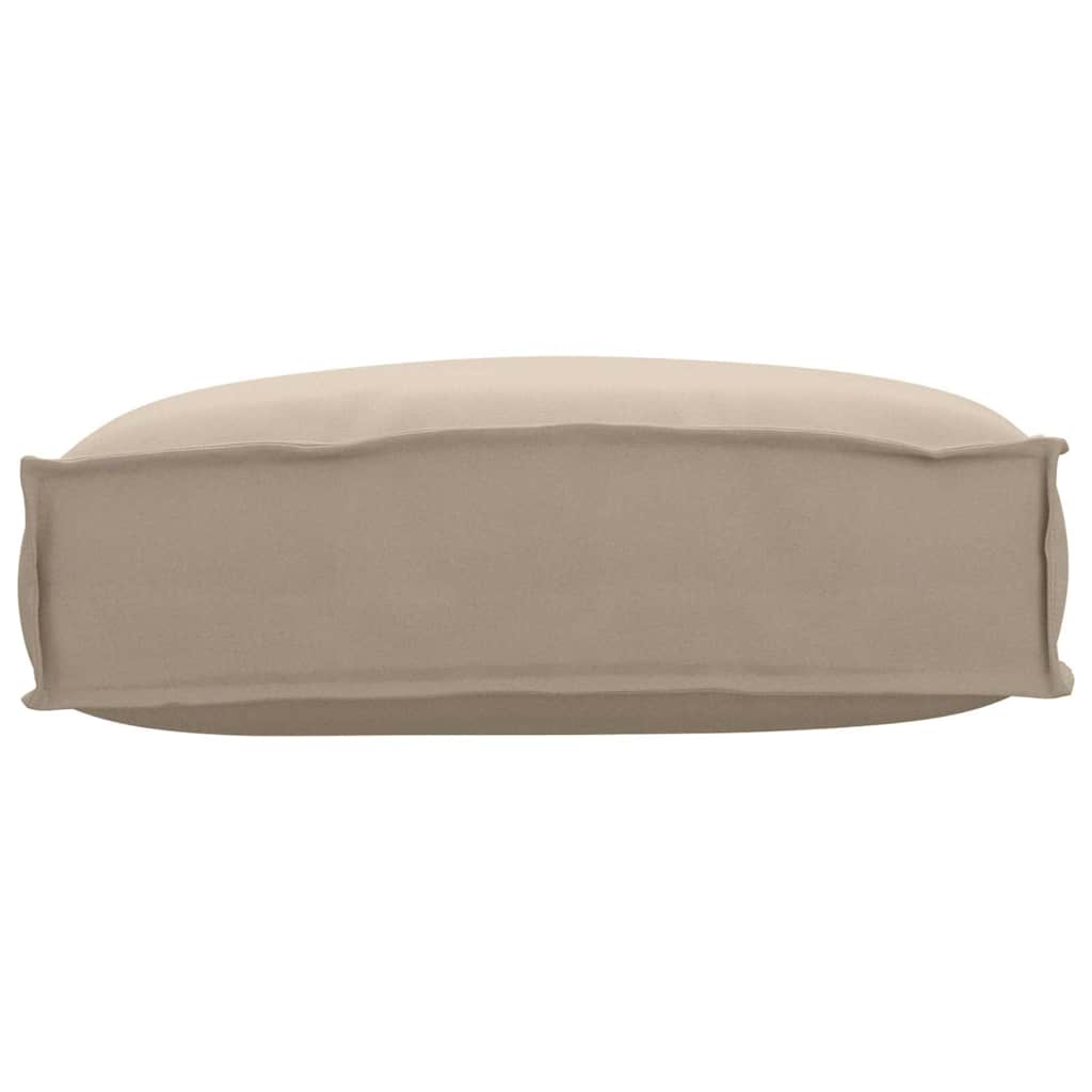 Palettenkissen für Rückenlehne mit Kissen Taupe 50 x 40 x 12 cm