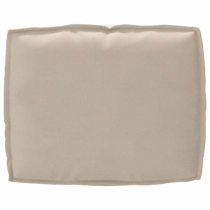 Palettenkissen für Rückenlehne mit Kissen Taupe 50 x 40 x 12 cm