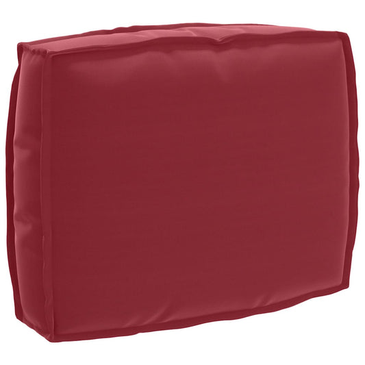 Palettenkissen für Rückenlehne Weinrot 50 x 40 x 12 cm
