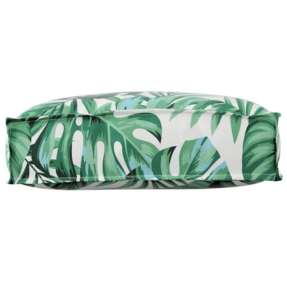 Palettenkissen für Rückenlehne Blattmuster 50 x 40 x 12 cm