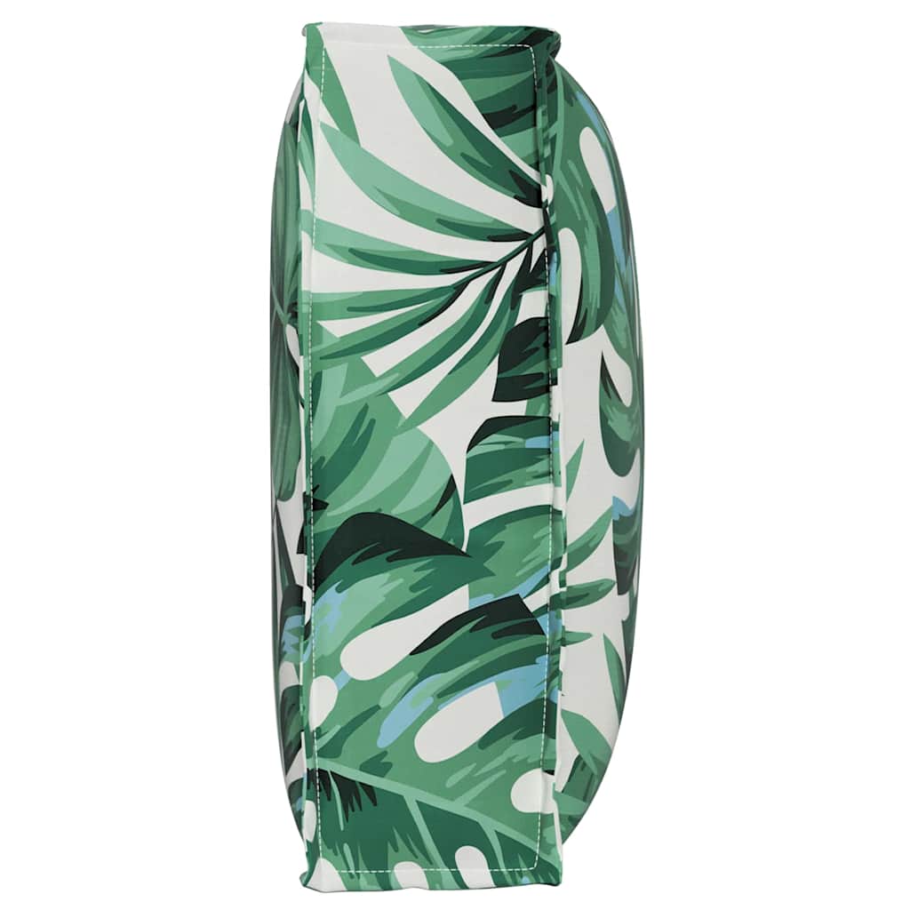 Palettenkissen für Rückenlehne Blattmuster 50 x 40 x 12 cm