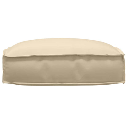 Palettenkissen für Sitzfläche Beige 50 x 50 x 12 cm