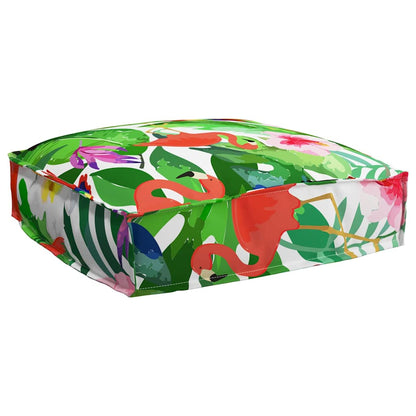 Palettenkissen für Sitzfläche Floral Mehrfarbig 50 x 50 x 12 cm