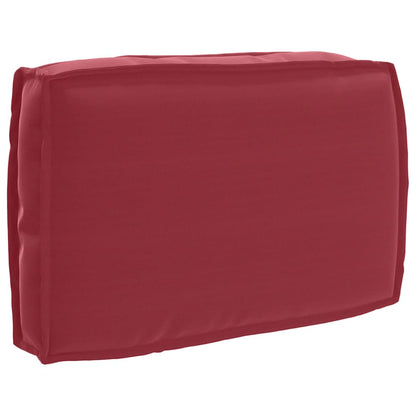 Palettenkissen für Rückenlehne Weinrot 60 x 40 x 12 cm