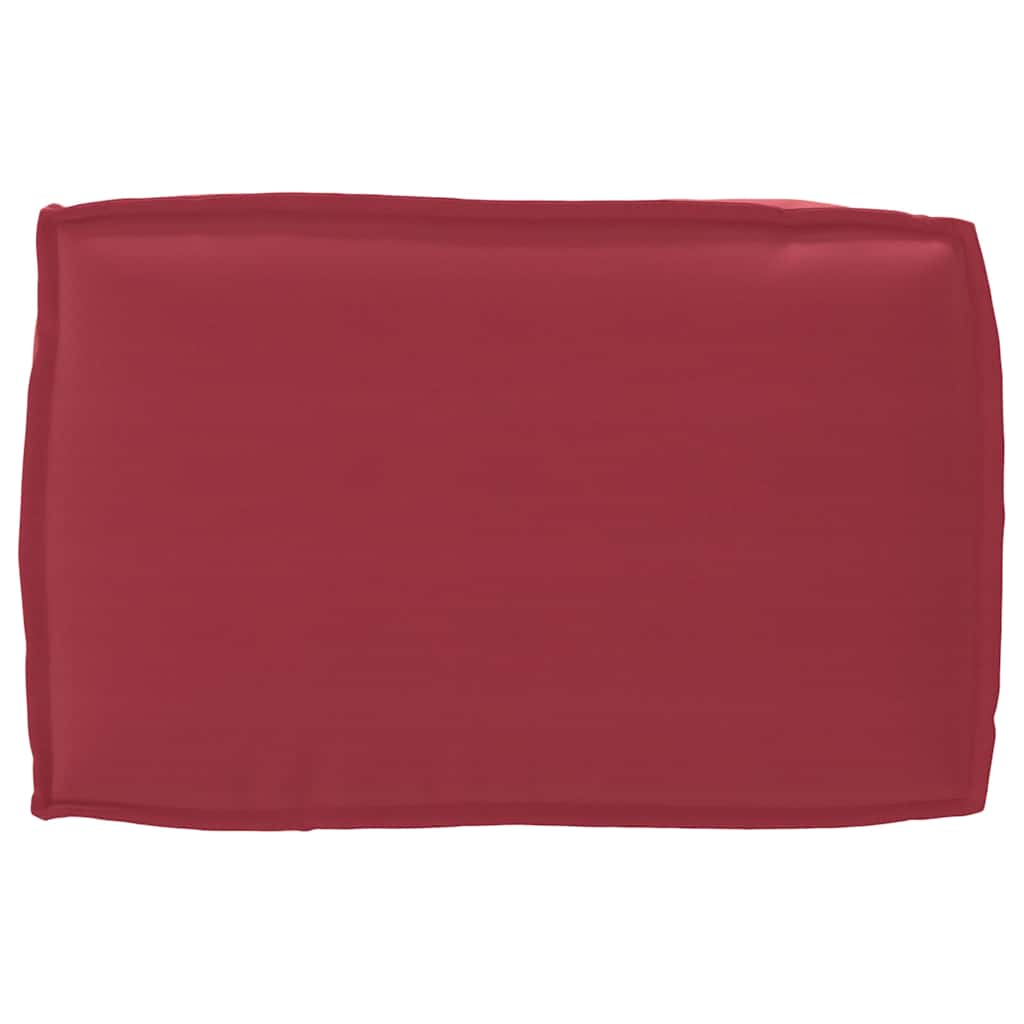 Palettenkissen für Rückenlehne Weinrot 60 x 40 x 12 cm