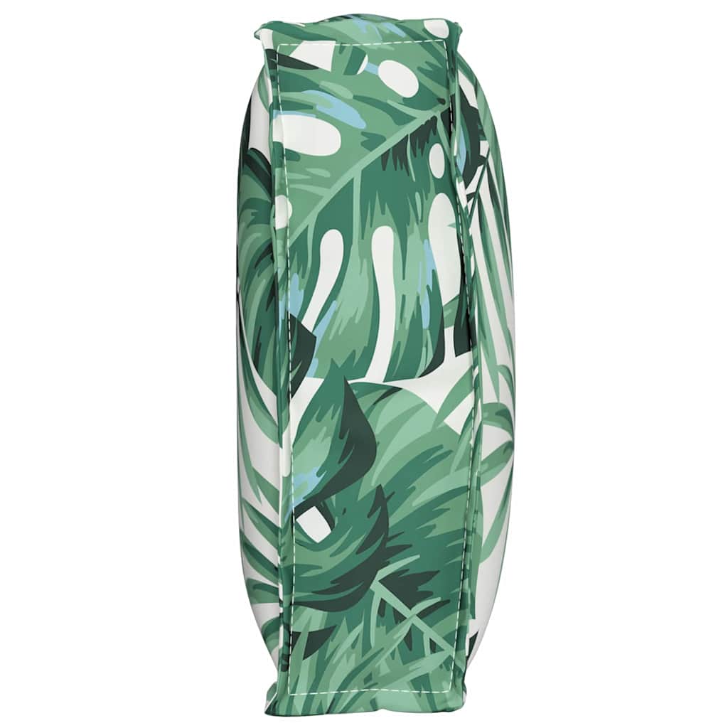 Palettenkissen für Rückenlehne Blattmuster 60 x 40 x 12 cm