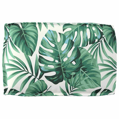 Palettenkissen für Rückenlehne Blattmuster 60 x 40 x 12 cm