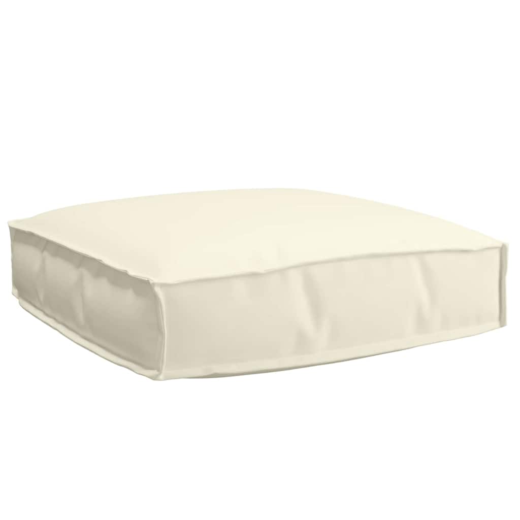 Palettkissen für geeigneten Sitz Creme 60 x 60 x 12 cm