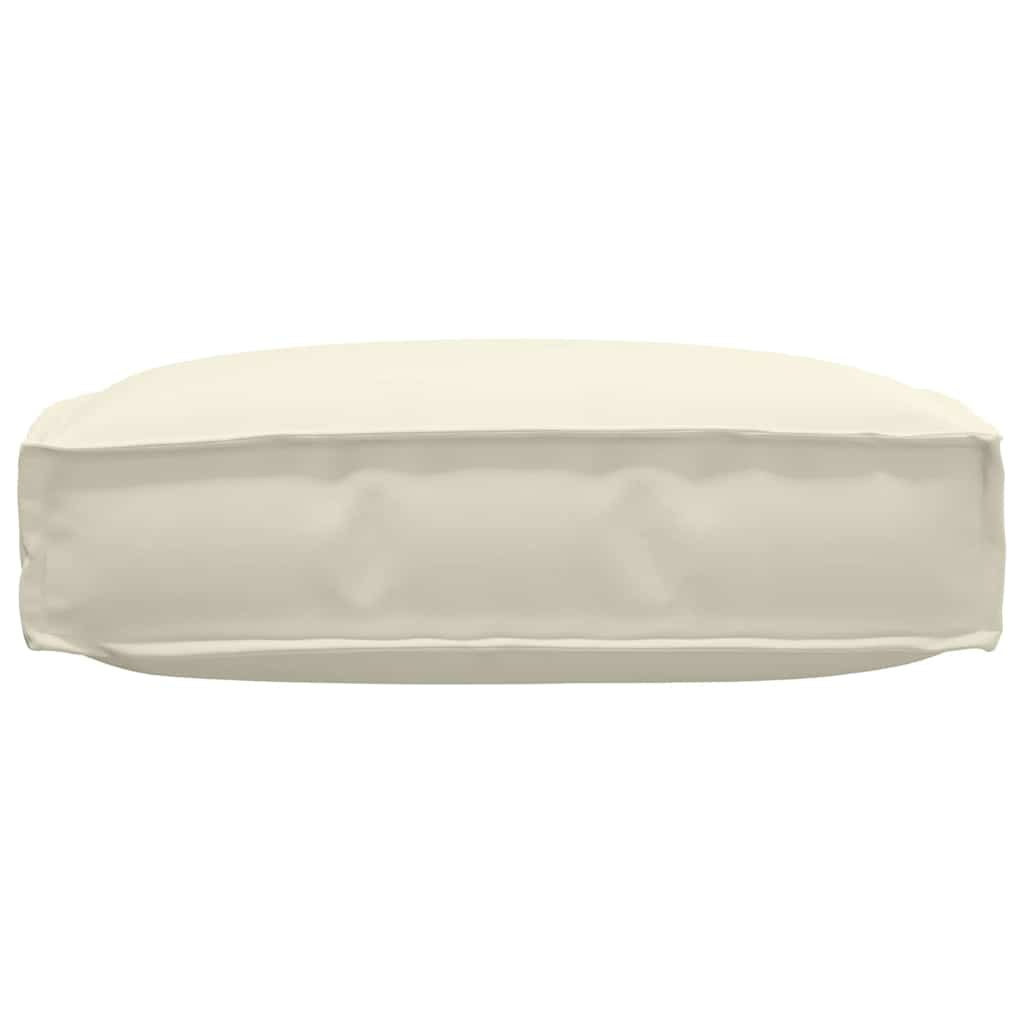 Palettkissen für geeigneten Sitz Creme 60 x 60 x 12 cm