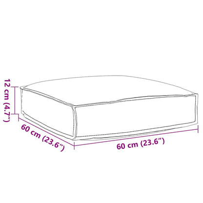 Palettkissen für geeigneten Sitz Creme 60 x 60 x 12 cm