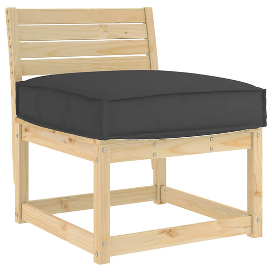 Palettenkissen für Sitzfläche Schwarz 60 x 60 x 12 cm