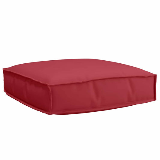 Palettenkissen für Sitzfläche Weinrot 60 x 60 x 12 cm