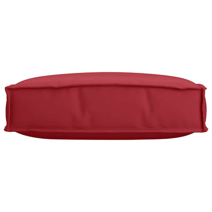 Palettenkissen für Sitzfläche Weinrot 60 x 60 x 12 cm