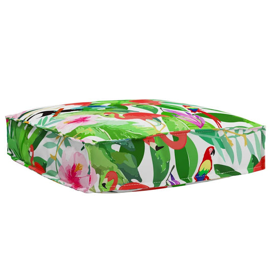 Palettenkissen für Sitzfläche Floral Mehrfarbig 60 x 60 x 12 cm