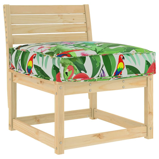 Palettenkissen für Sitzfläche Floral Mehrfarbig 60 x 60 x 12 cm