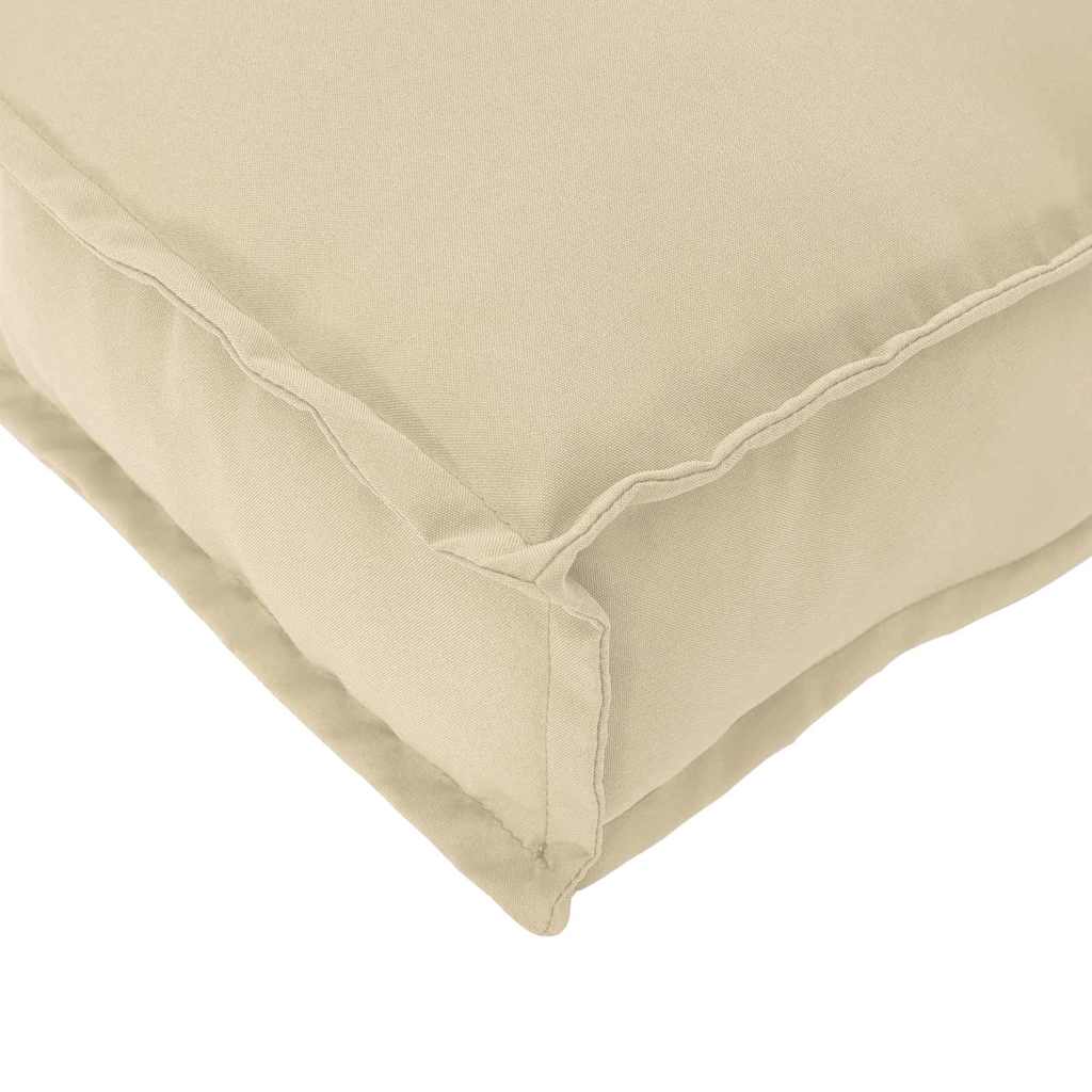 Palettenkissen für Sitzfläche Beige 70 x 70 x 12 cm