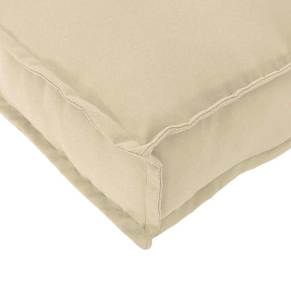 Palettenkissen für Sitzfläche Beige 70 x 70 x 12 cm
