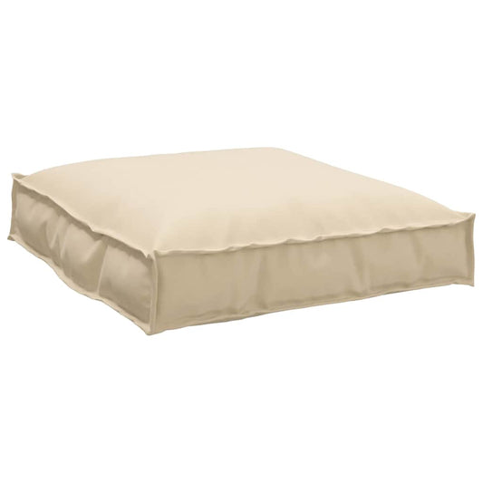 Palettenkissen für Sitzfläche Beige 70 x 70 x 12 cm