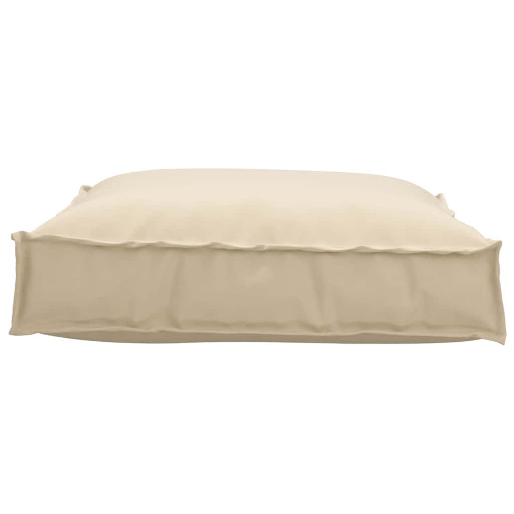 Palettenkissen für Sitzfläche Beige 70 x 70 x 12 cm