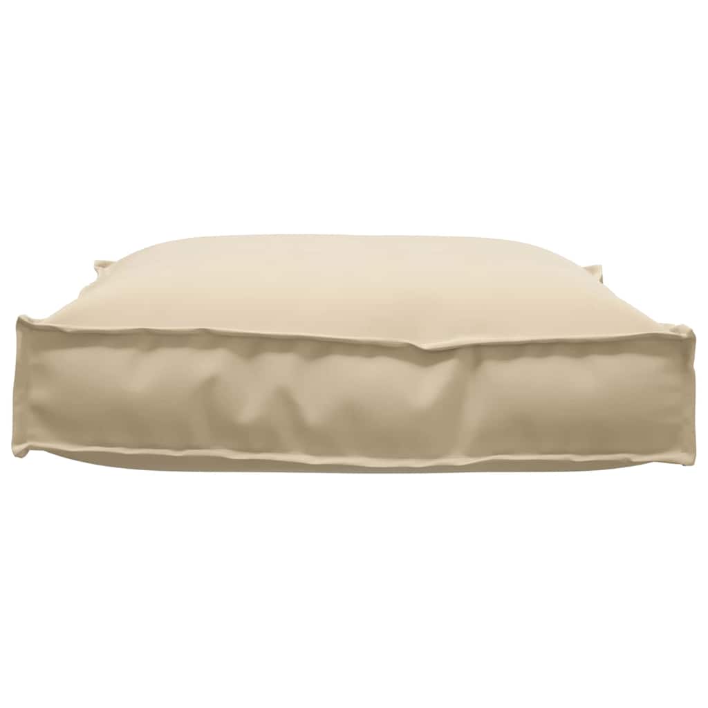 Palettenkissen für Sitzfläche Beige 70 x 70 x 12 cm
