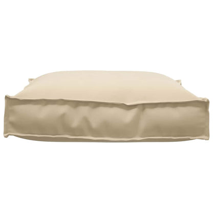 Palettenkissen für Sitzfläche Beige 70 x 70 x 12 cm