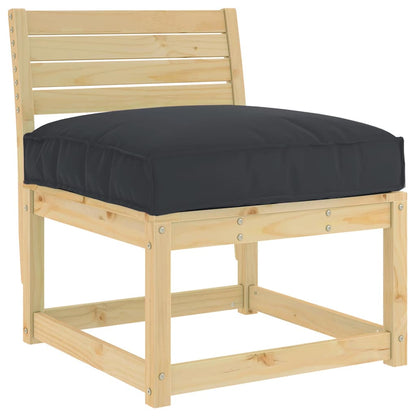 Palettenkissen für Sitzfläche Schwarz 70 x 70 x 12 cm