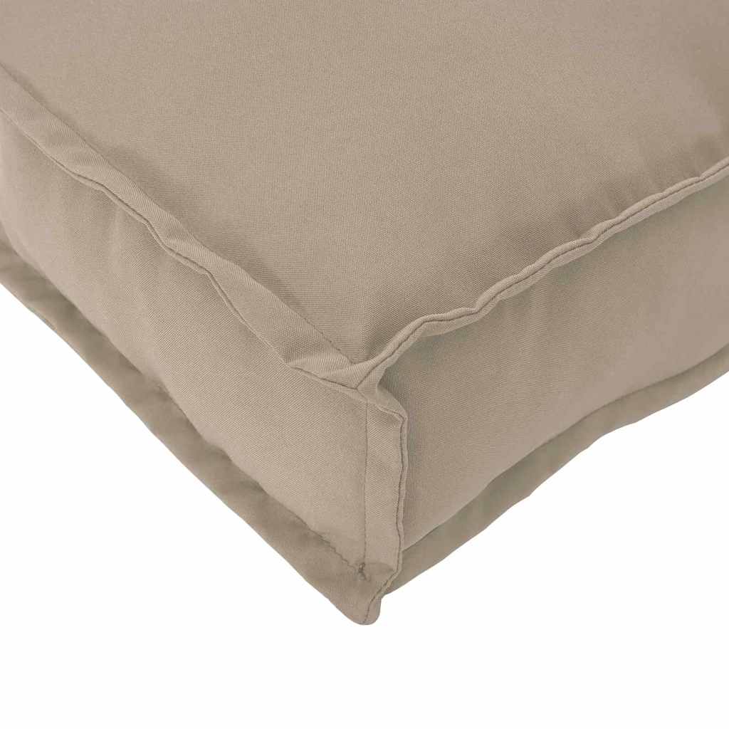 Palettenkissen für Sitzfläche Taupe 70 x 70 x 12 cm