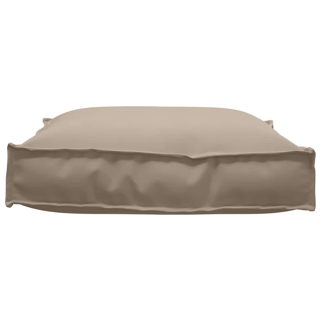 Palettenkissen für Sitzfläche Taupe 70 x 70 x 12 cm