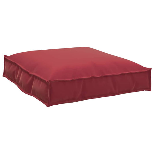 Palettenkissen für Sitzfläche Weinrot 70 x 70 x 12 cm