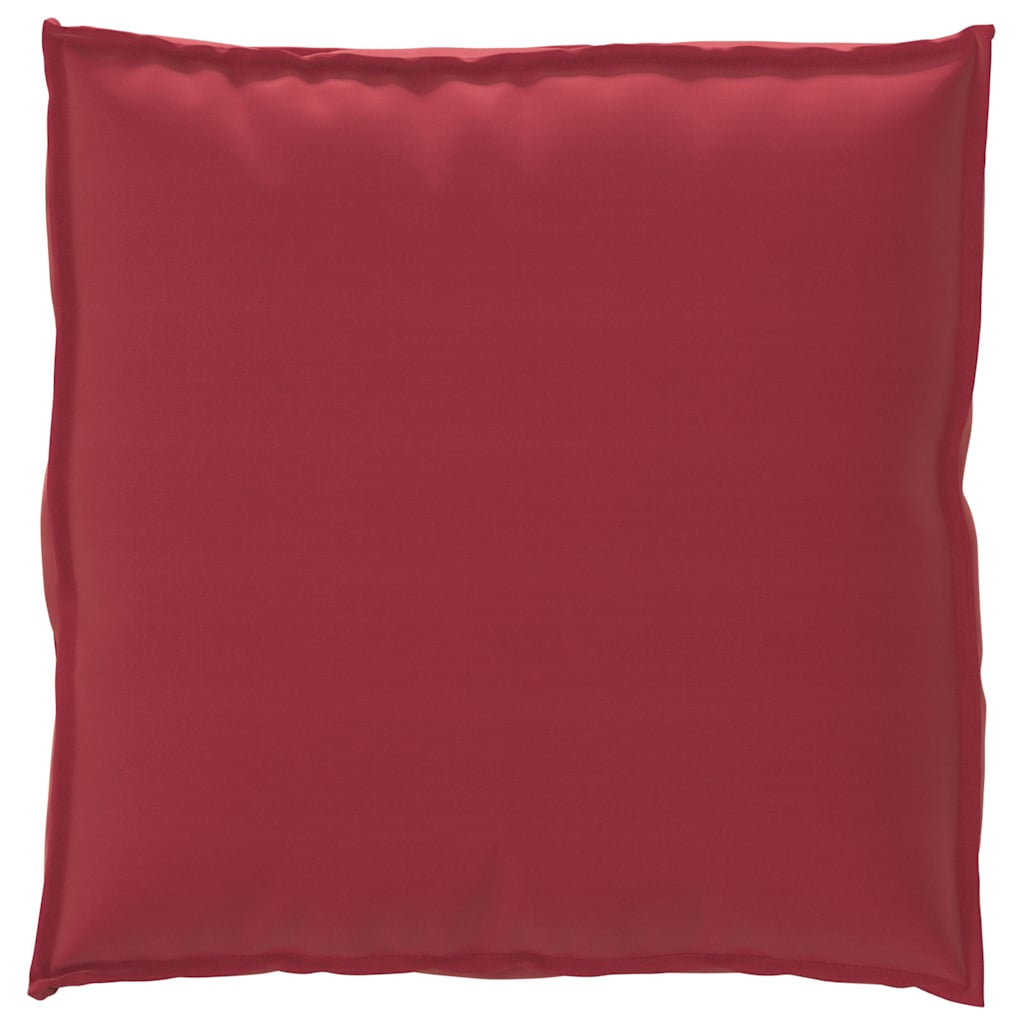 Palettenkissen für Sitzfläche Weinrot 70 x 70 x 12 cm