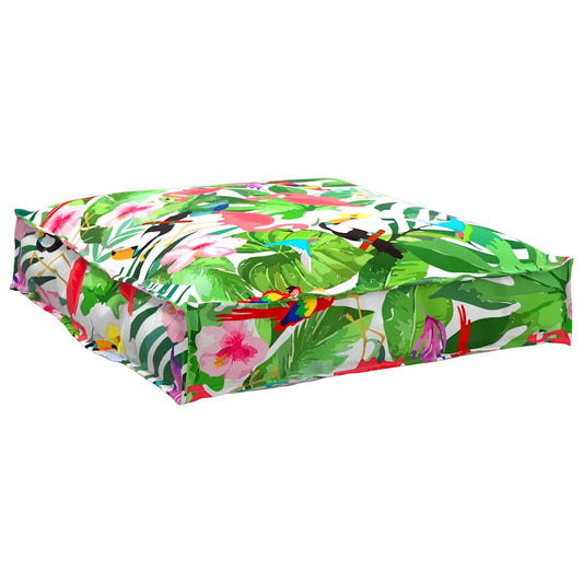 Palettenkissen für Sitzfläche Floral Mehrfarbig 70 x 70 x 12 cm