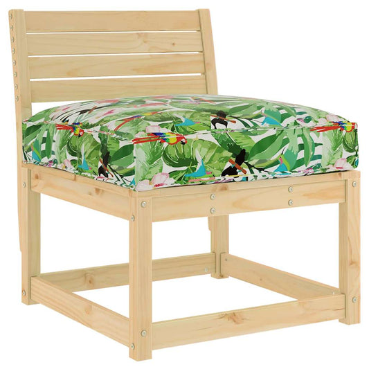 Palettenkissen für Sitzfläche Floral Mehrfarbig 70 x 70 x 12 cm