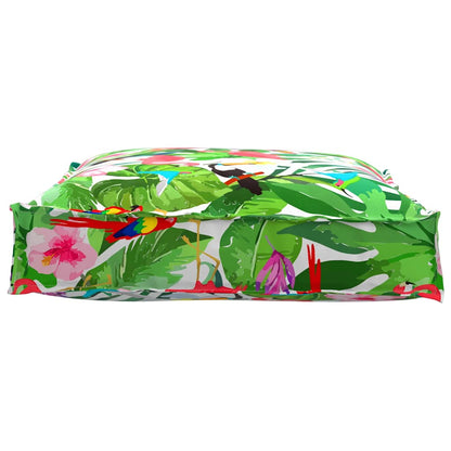 Palettenkissen für Sitzfläche Floral Mehrfarbig 70 x 70 x 12 cm