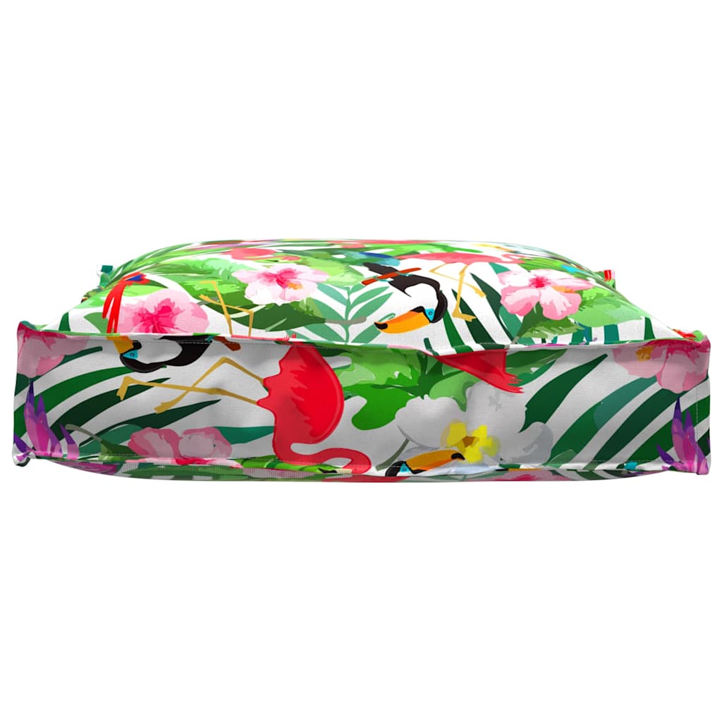 Palettenkissen für Sitzfläche Floral Mehrfarbig 70 x 70 x 12 cm