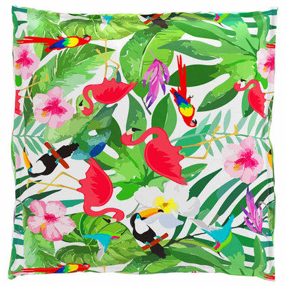 Palettenkissen für Sitzfläche Floral Mehrfarbig 70 x 70 x 12 cm