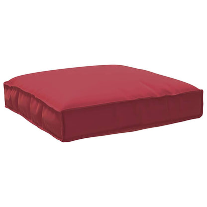 Palettenkissen für Sitzfläche Weinrot 80 x 80 x 12 cm