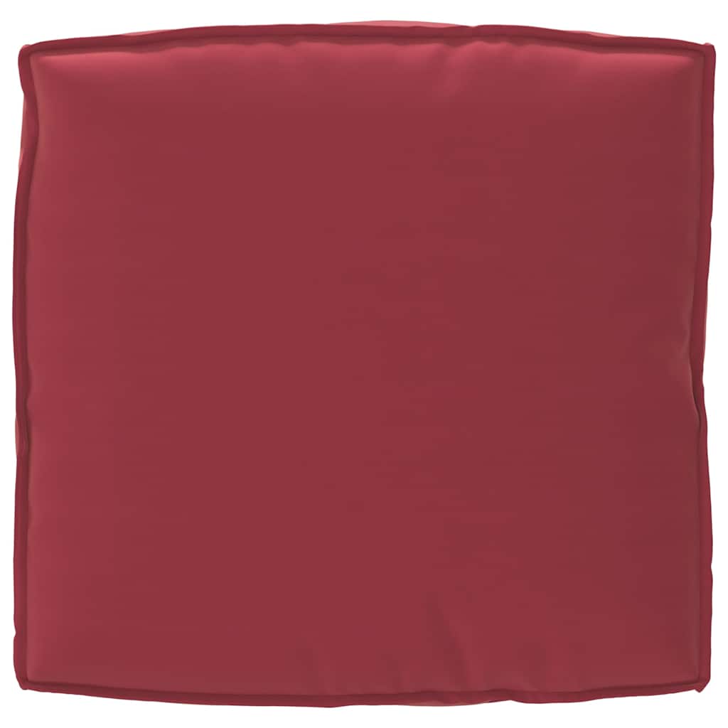 Palettenkissen für Sitzfläche Weinrot 80 x 80 x 12 cm