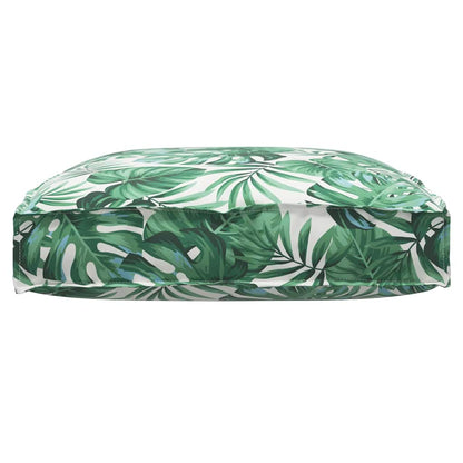 Palettkissen für geeigneten Sitz Blattmuster 80 x 80 x 12 cm