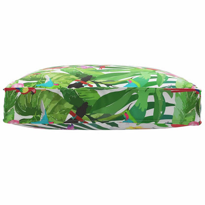 Palettenkissen für Sitzfläche Floral Mehrfarbig 80 x 80 x 12 cm