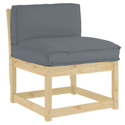 Palettenkissen für Rückenlehne Anthrazit 70 x 40 x 12 cm