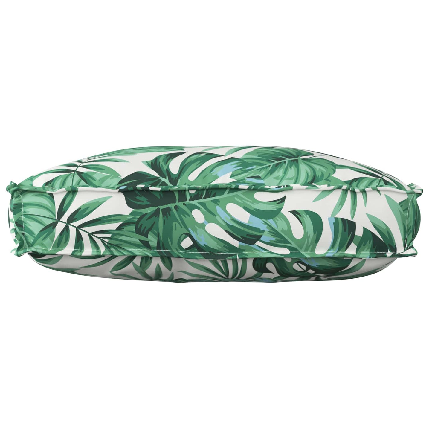 Palettenkissen für Rückenlehne Blattmuster 70 x 40 x 12 cm