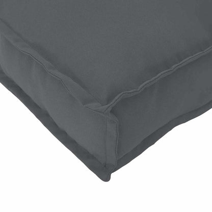 Palettenkissen für Rückenlehne Anthrazit 80 x 40 x 12 cm