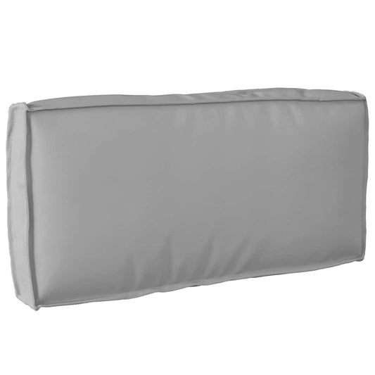 Palettenkissen für Rückenlehne mit Kissen Grau 80 x 40 x 12 cm