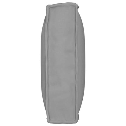 Palettenkissen für Rückenlehne mit Kissen Grau 80 x 40 x 12 cm