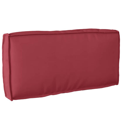 Palettenkissen für Rückenlehne Weinrot 80 x 40 x 12 cm