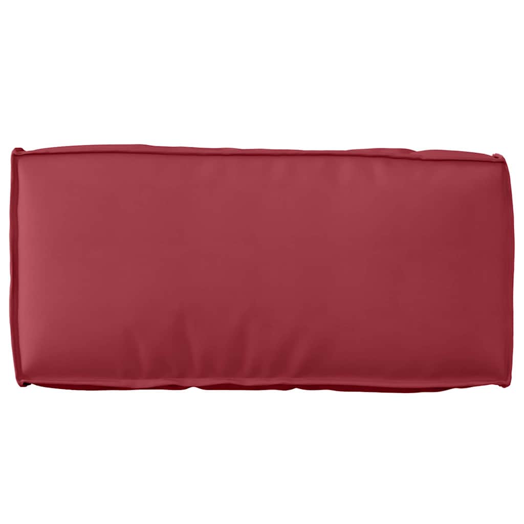 Palettenkissen für Rückenlehne Weinrot 80 x 40 x 12 cm
