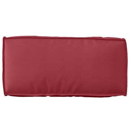 Palettenkissen für Rückenlehne Weinrot 80 x 40 x 12 cm