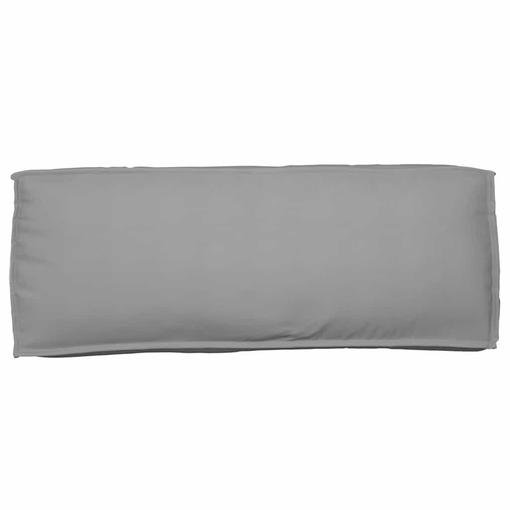 Palettenkissen für Rückenlehne mit Kissen Grau 120 x 40 x 12 cm